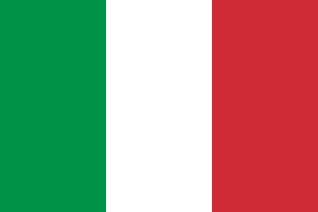 Auf dem Bild ist die Flagge von Italien zu sehen