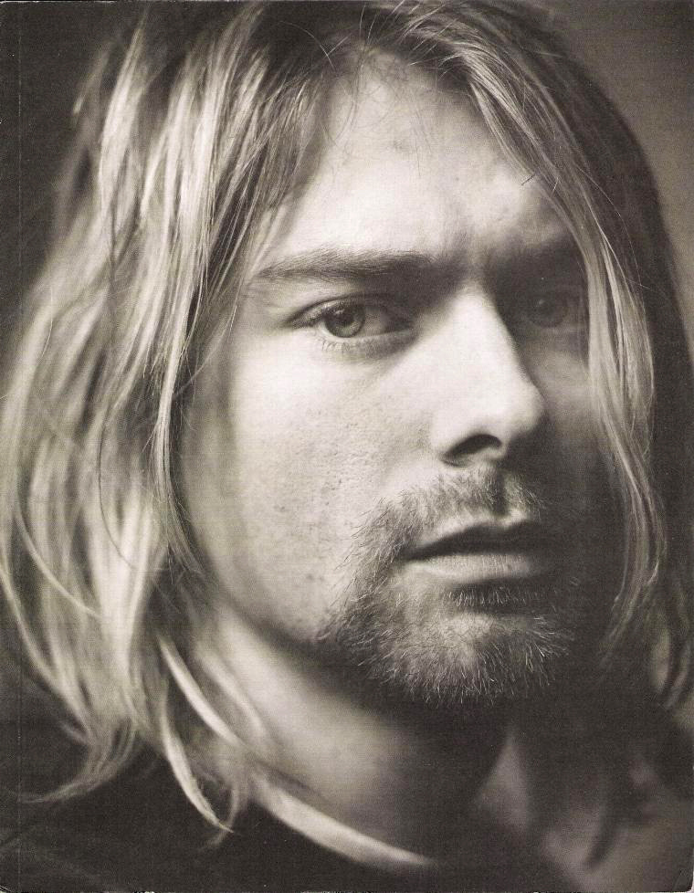 Auf dem Bild ist Kurt Cobain zu sehen