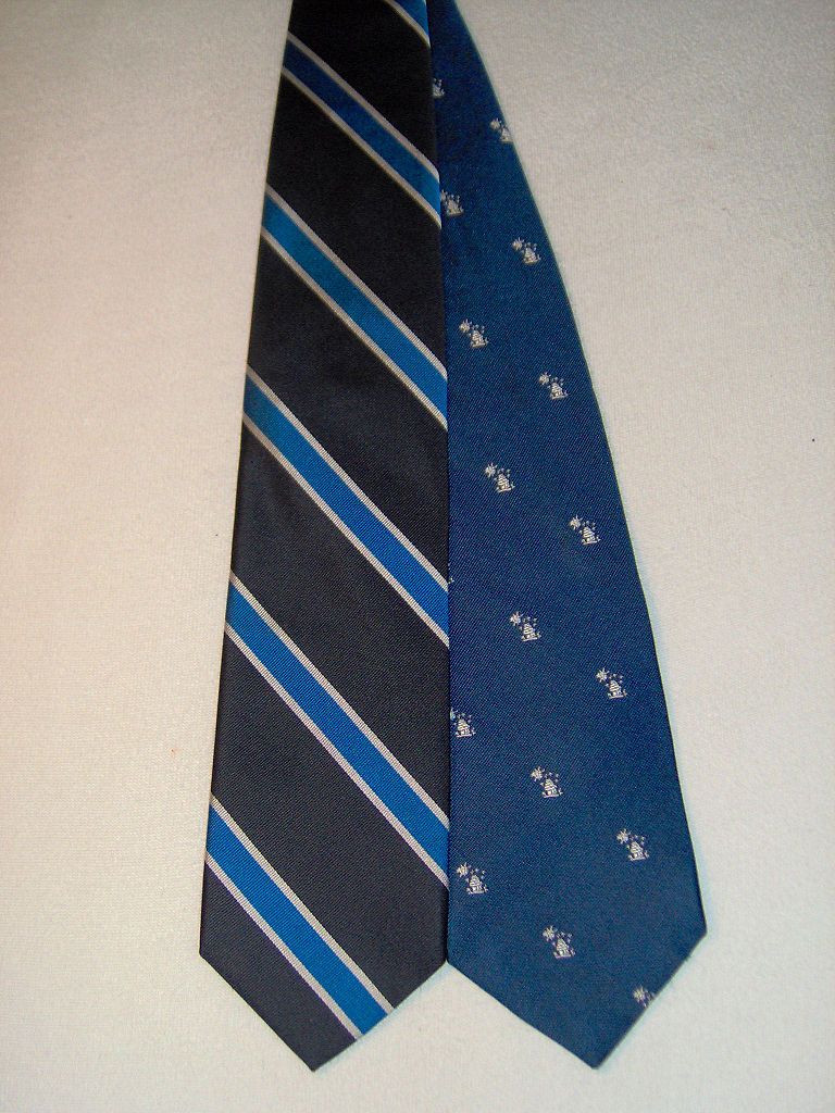 Auf dem Bild sind 2 Krawatten zu sehen