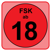 Auf dem Bild ist das FSK-Zeichen ab 18 Jahren zu sehen