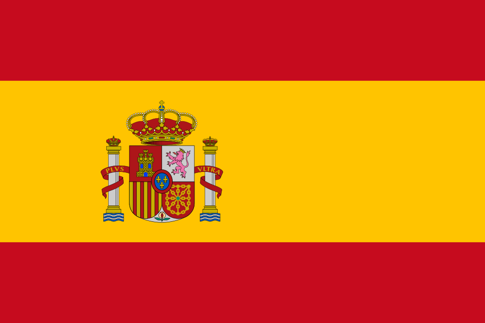 Auf dem Bild ist die Flagge von Spanien zu sehen