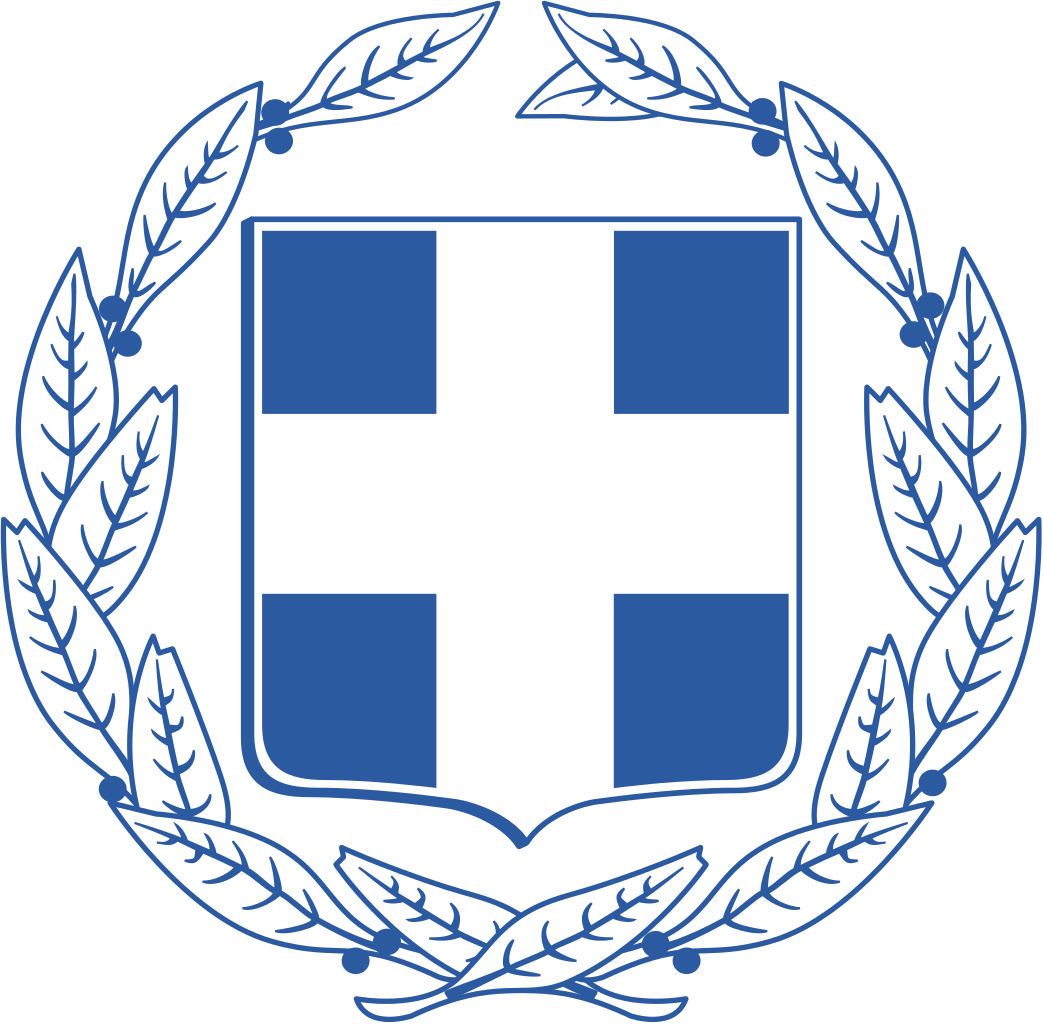 Auf dem Bild ist das Wappen von Griechenland zu sehen